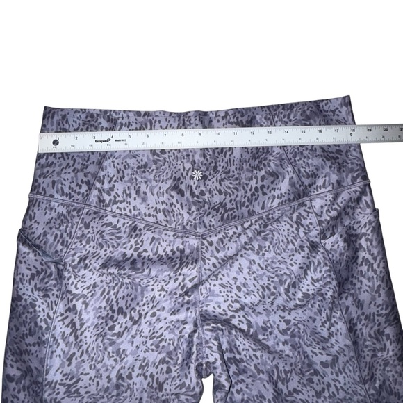 ATHLETA Salutation Stash Capri II Leggings Liquid Tempest Violet Women’s 2X - Picture 4 of 7